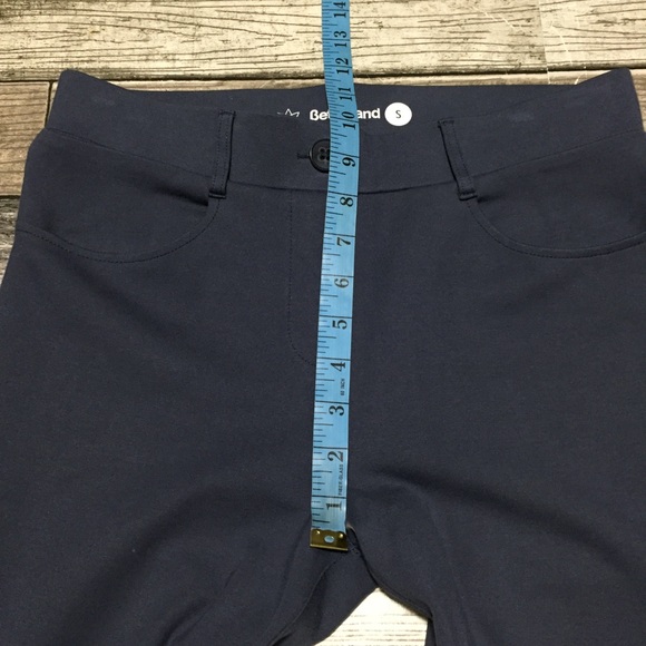 Betabrand Straight Pull On Stretch Pants Women’s S Blue Gray (Inseam 31.5) - Picture 3 of 9